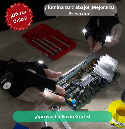 Par de Guates con luz Led